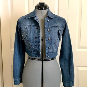 Classic Denim Cropped Jacket
